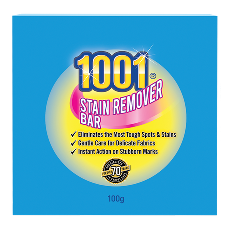 1001 Stain Remover Bar boxed enzyme formula stain block packaging