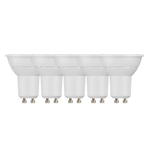 TCP LED GU10 white bulb, 345 lumen, 2700K warm white, packaging detail