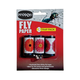 Nippon Fly Papers pack of 3, sticky flypaper product photo