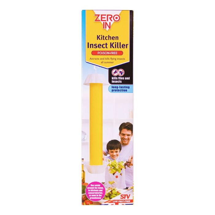 Zero In Flying Insect Stick Small pack front, 26cm hanging fly trap