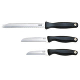 Kitchen Devils Control 3 Piece Starter Set packaging with paring knife, multi-purpose knife and small cook's knife