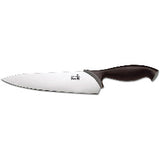 Kitchen Devils Large Cook's Knife with taper-ground blade and ergonomic finger-stop handle