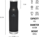 STANLEY Adventure To-Go Bottle | Hammertone Green | 1.0L