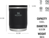 STANLEY 1913 | Adventure To-Go Food Jar | Black | 0.53L