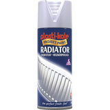 PlastiKote Chrome Satin Radiator Spray Paint 400ml aerosol can
