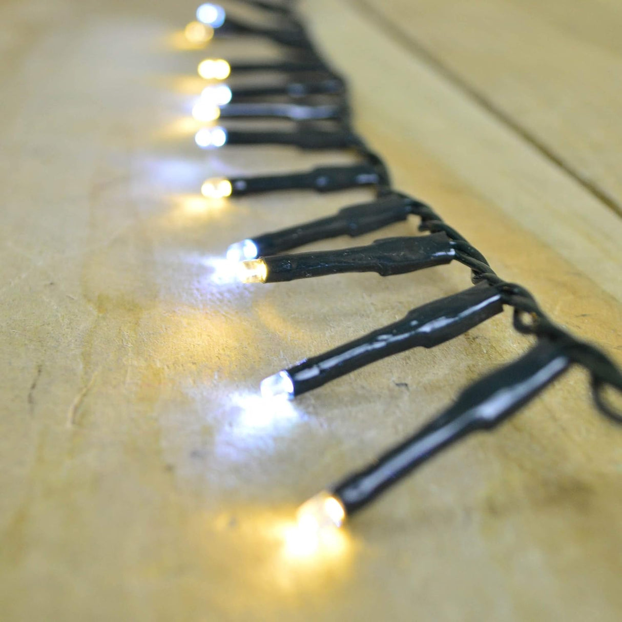 Premier 1000 LED Multi Action Treebrights With Timer - White/Warm White/Green Cable