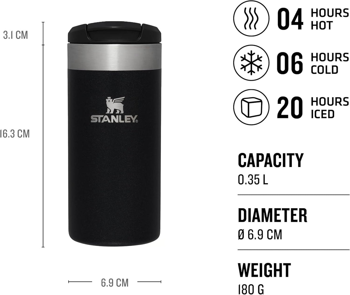 STANLEY AeroLight Transit Mug | Black | 0.35L