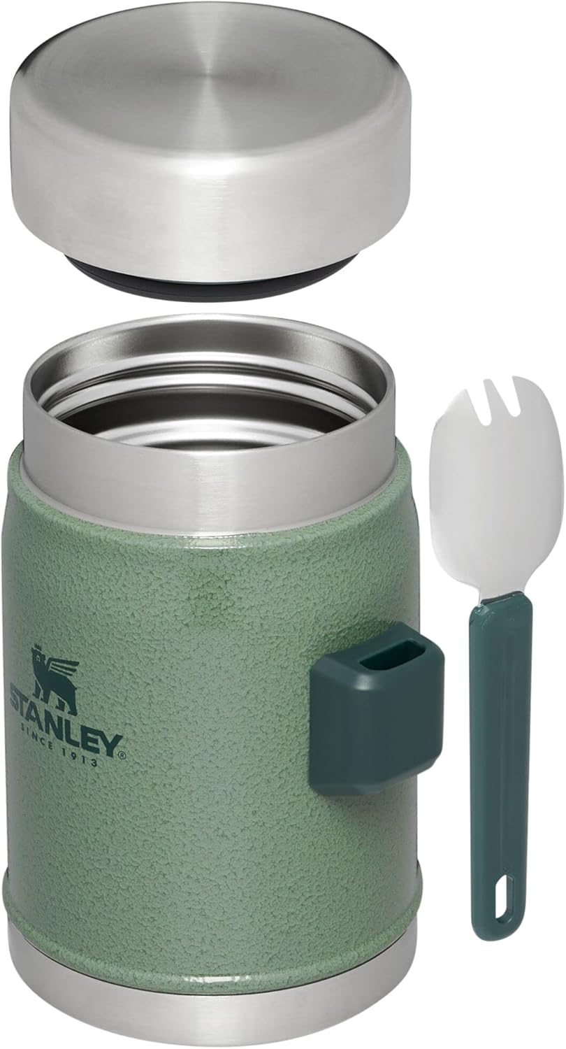 STANLEY Legendary Food Jar + Spork | Hammer tone green | 0.4L