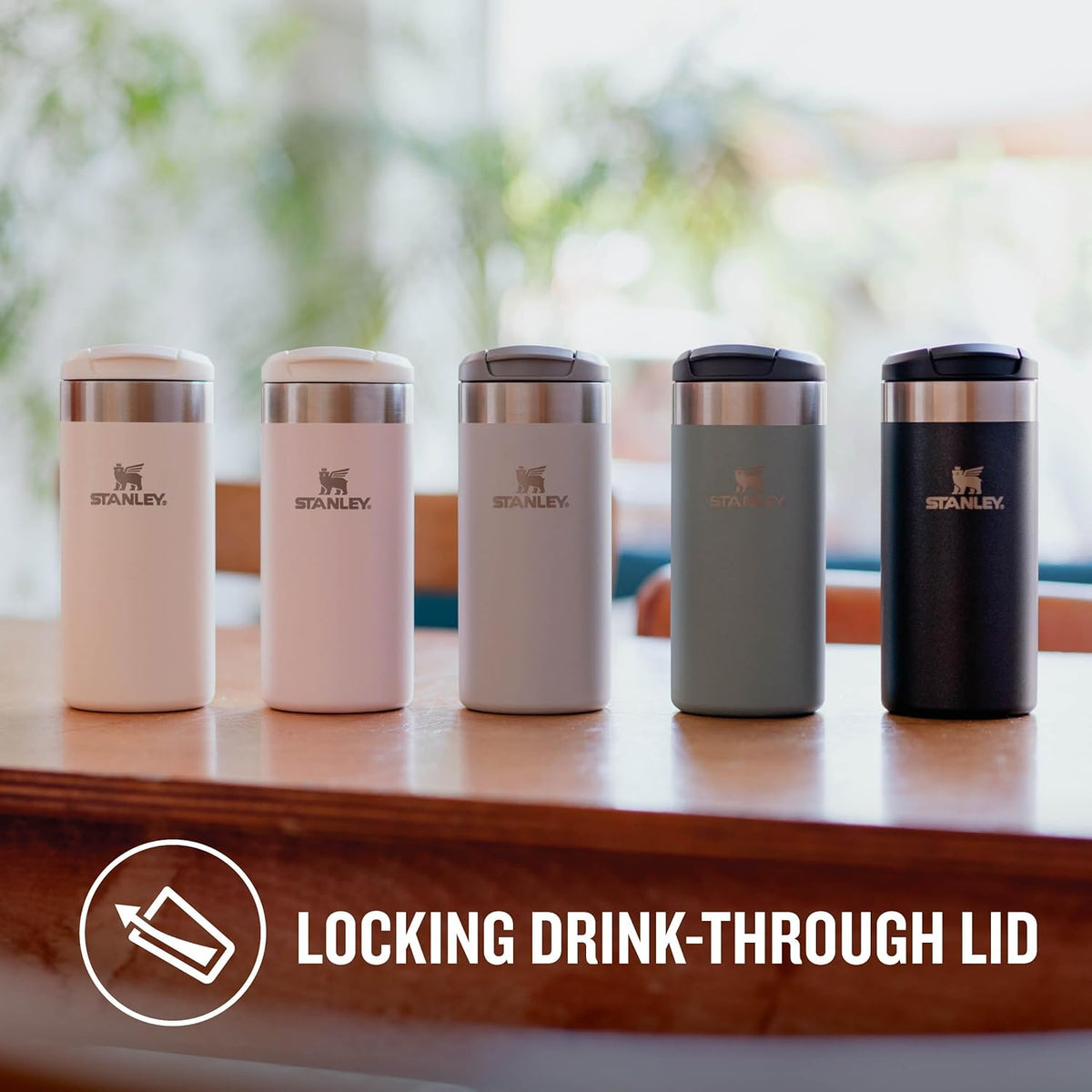STANLEY AeroLight Transit Mug | Black | 0.35L