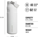 STANLEY Cup IceFlow™ Bottle Flip Straw 2.0 Frost | 0.7L