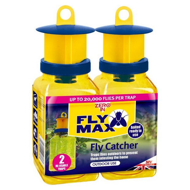 Zero In Fly Catcher Twin Pack outdoor fly trap product photo