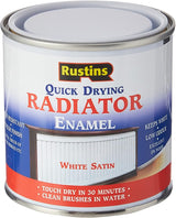 Rustins Radiator Enamel Satin - 250ml
