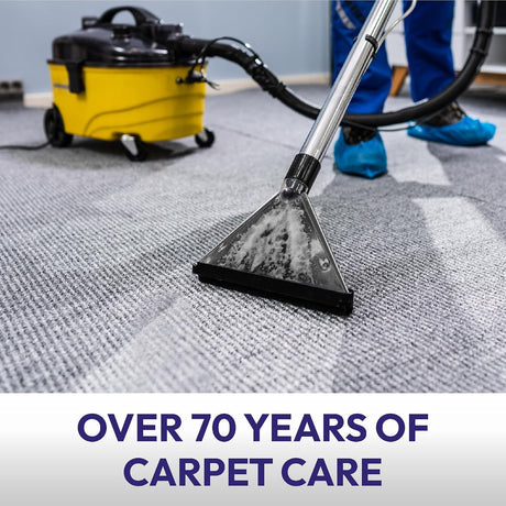 Professional carpet cleaning machine wand in use on a grey carpet, the type of machine 1001 Carpet Machine Solution is designed for