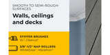 Purdy Marathon roller sleeve range used by a decorator