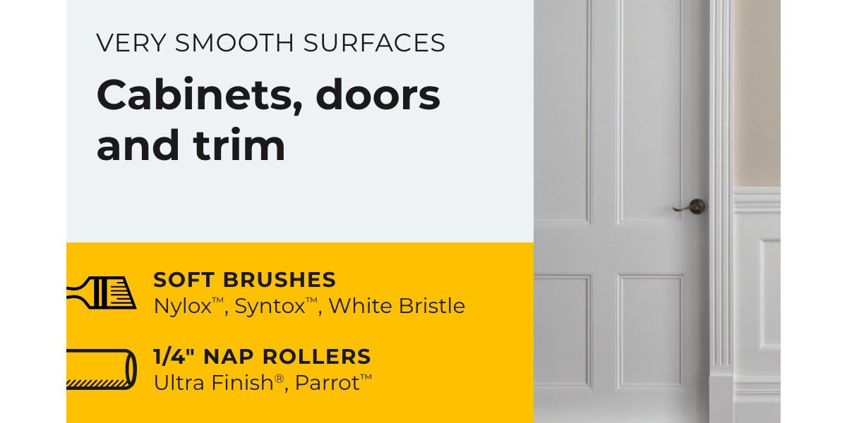 Purdy Syntox brush family lineup including the angled trim brush
