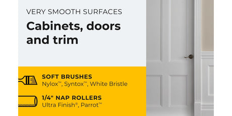 Purdy Syntox brush family lineup including the angled trim brush