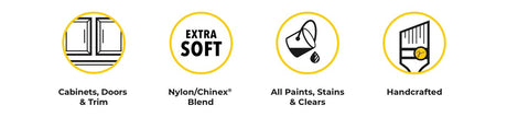 Purdy Syntox synthetic brush range lifestyle photo