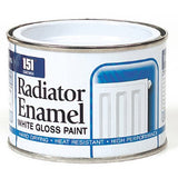 151 Coatings White Gloss Radiator Paint Enamel 180ml tin