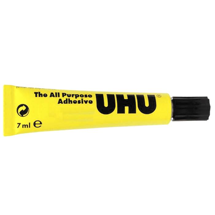 UHU All Purpose Adhesive 7ml tube packaging for schools