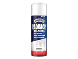 Hammerite radiator enamel aerosol satin white spray can, 400ml