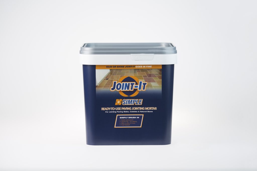 Joint-It Simple Grey 20kg jointing mortar bucket product packaging