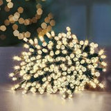 Premier 200 LED Multi Action Supabrights With Timer - Warm White/Green Cable