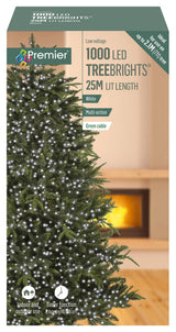 Premier 1000 LED Multi Action Treebrights With Timer - White/Green Cable