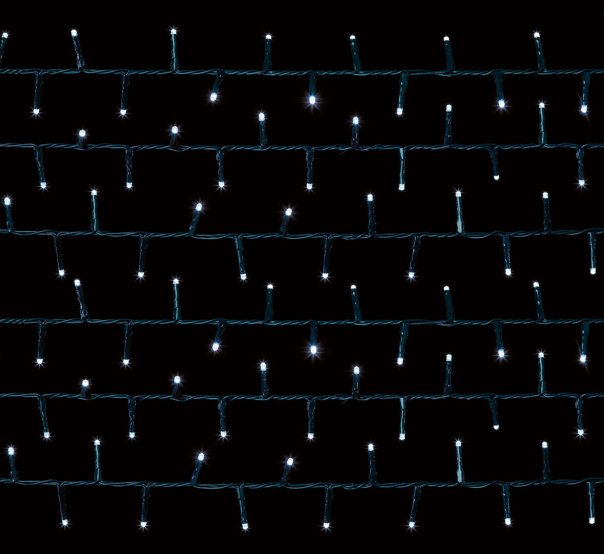 Premier 1000 LED Multi Action Treebrights With Timer - White/Green Cable