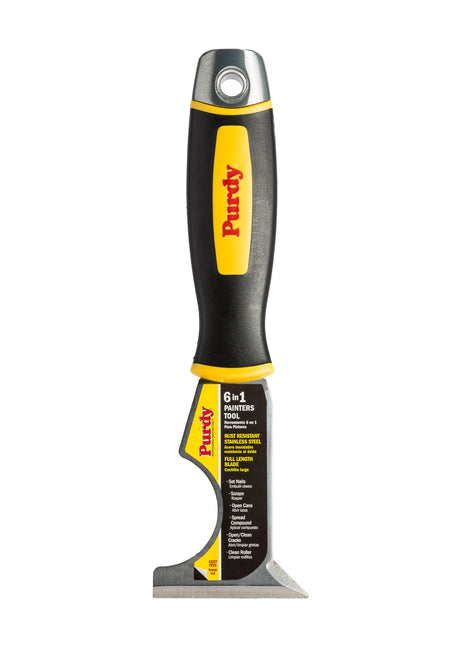 Purdy Premium 6-in-1 multi tool product shot showing the nail set hammerhead end and can opener notch