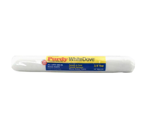 Purdy White Dove 18 inch roller sleeve close up showing the woven nap texture