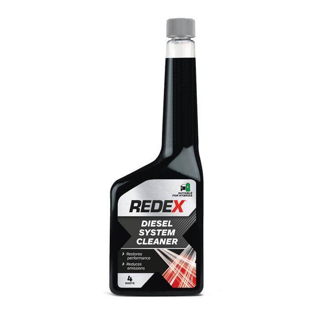 Redex Diesel Treatment 500ml bottle, a redex diesel fuel cleaner and redex diesel system cleaner for cleaning diesel injectors and improving fuel economy