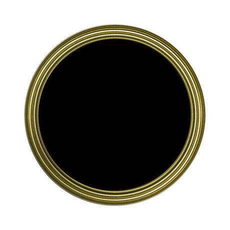 Rustins Black Satin Radiator Paint 500ml packaging