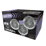 Powermaster fixed GU10 downlight fitting, chrome finish, product photo