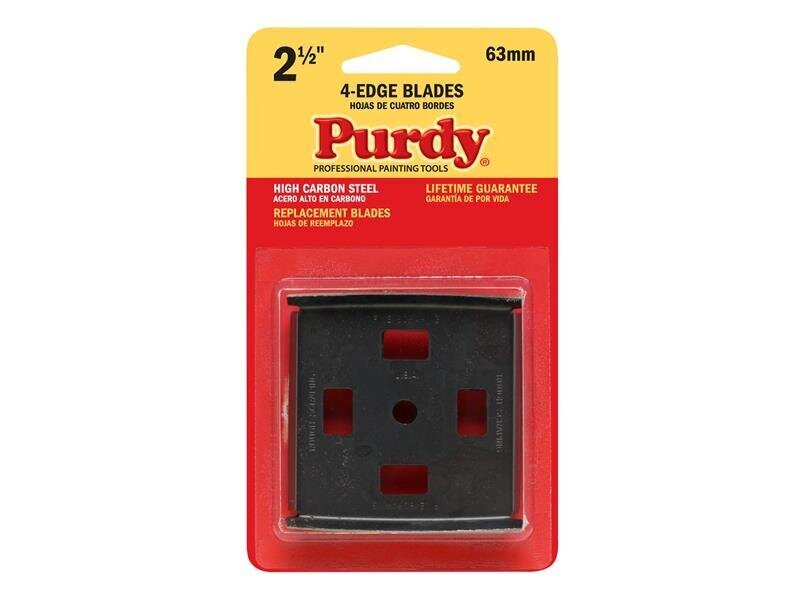 Purdy Four Edge Carbide Scraper Replacement Blade shown on its own