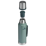 STANLEY Legendary Classic Bottle | Hammer tone green | 1.4L