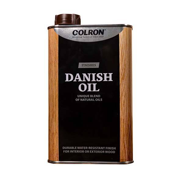 Ronseal Colron Refined Danish Oil 500ml clear finish tin front view