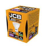 JCB GU10 LED bulb 5W 370lm daylight 6500K close-up