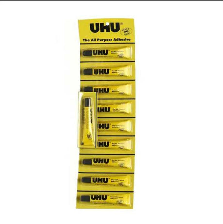 UHU All Purpose Adhesive 7ml tube close-up label