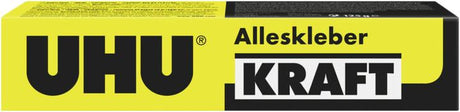 UHU All Purpose Adhesive 125ml tube boxed packaging front