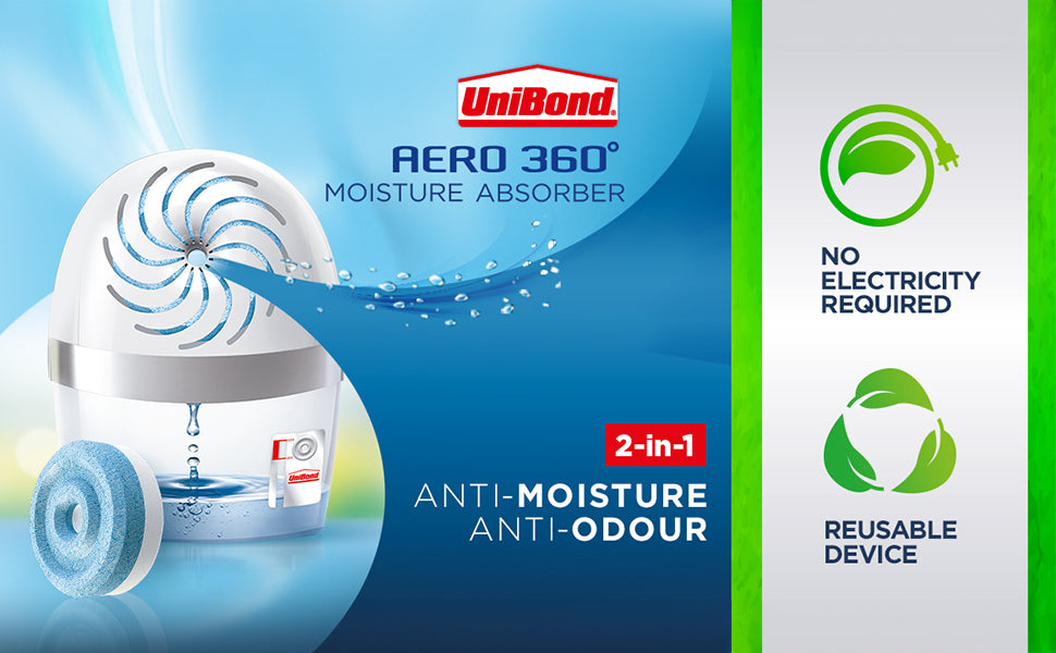 Unibond Aero 360° Moisture Absorber 0.924Ltr
