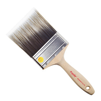 Purdy Monarch Elite paint brush handle and ferrule detail