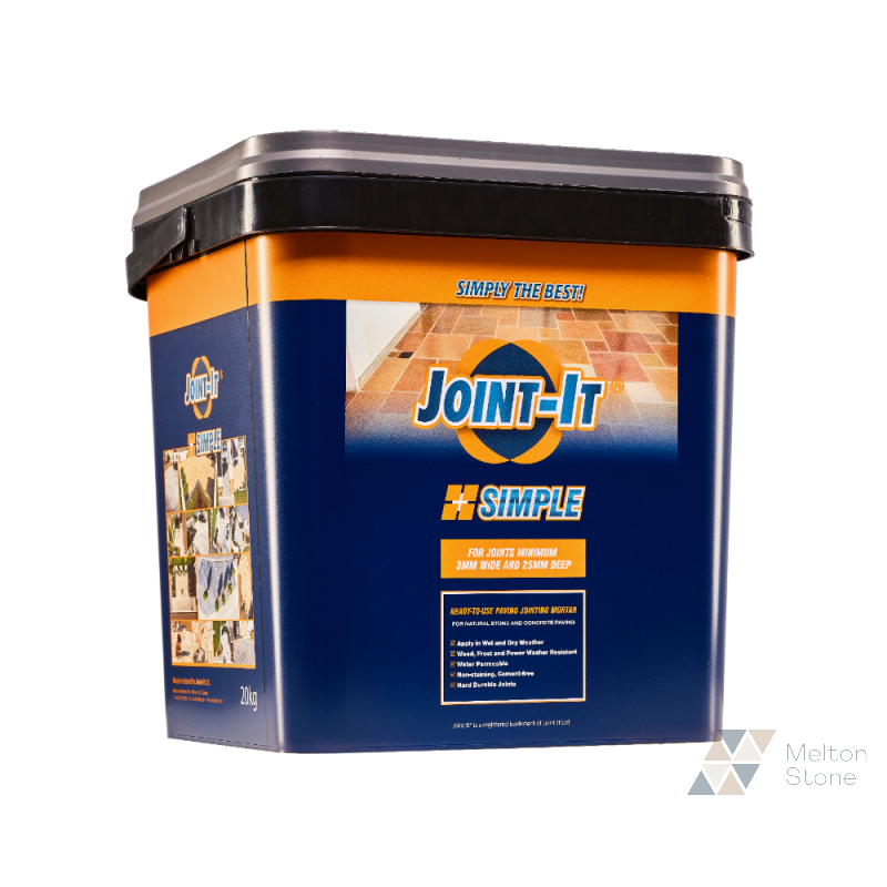 Joint-It Simple Dark Grey 20kg jointing compound bucket packaging
