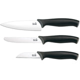 Kitchen Devils Control 3 Piece Knife Starter Set on white background