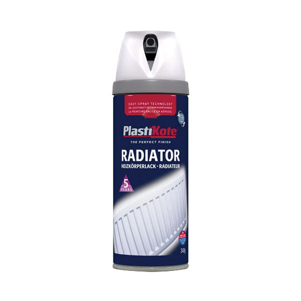PlastiKote Magnolia 400ml radiator spray paint aerosol can