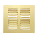 Metal louvre air vent cover 9 x 9 inch rated suitable for gas appliances