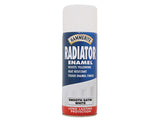 Hammerite radiator enamel satin white spray paint, 400ml aerosol