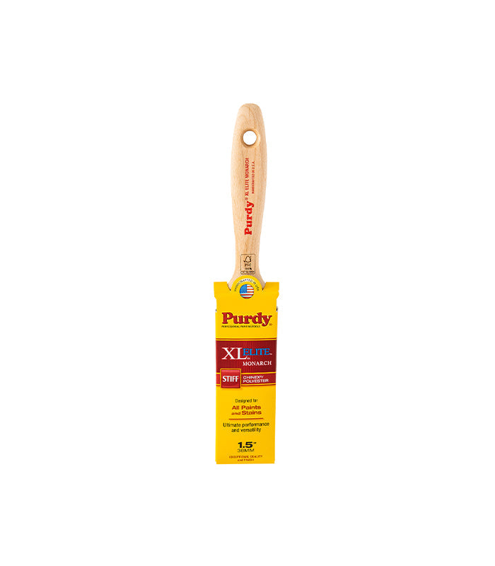 Purdy Pro-Extra Monarch XL Elite 1.5 inch paint brush studio photo