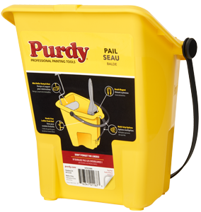 Purdy Pail plastic cutting in bucket studio shot