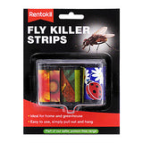 Rentokil Fly Killer Strips hanging fly trap for home and greenhouse use