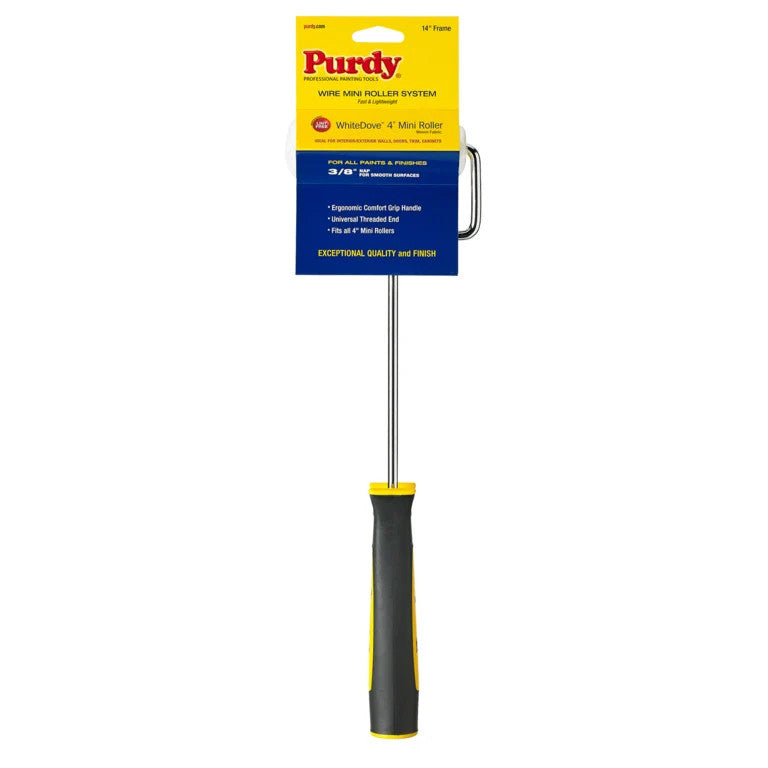 Purdy mini roller frame with lint free White Dove sleeve for trim